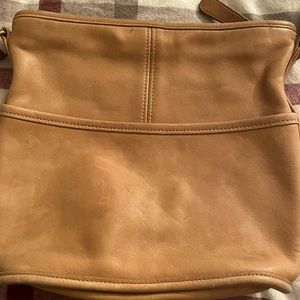Vintage Tan Coach Purse - Small crossbody